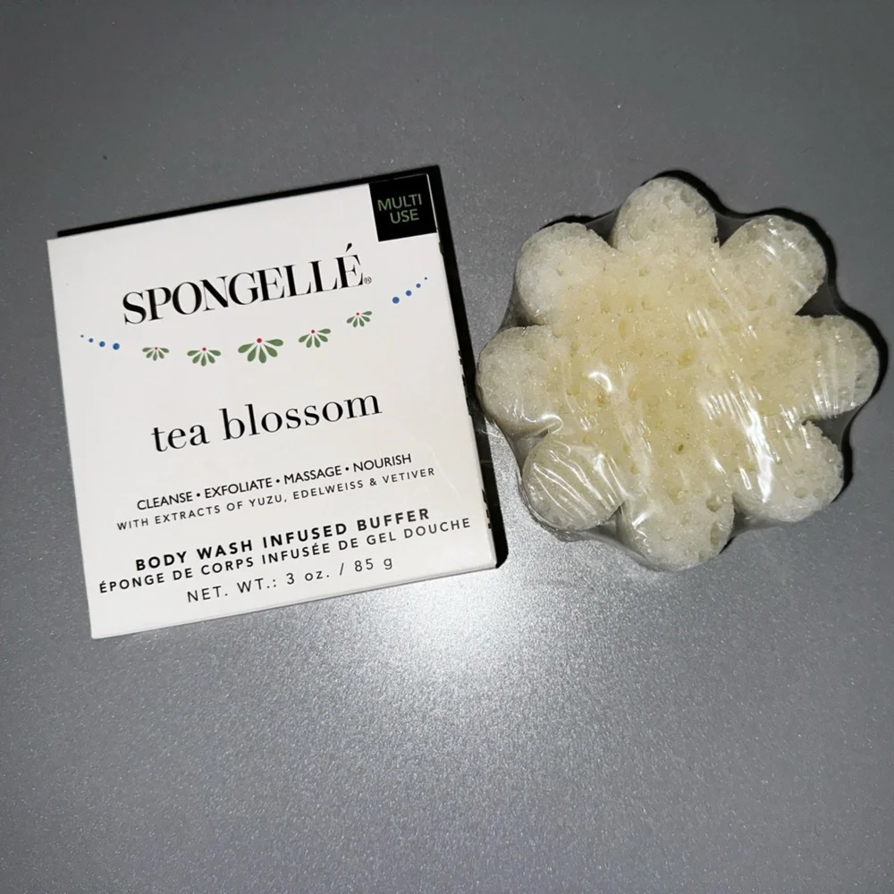 SPONGELLE Infused Body Wash Buffer‎ 14+ Washes TEA BLOSSOM NEW